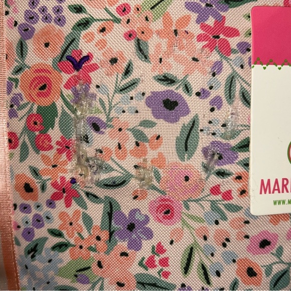 MarleyLilly Large Insulated Travel Cooler Bag Coral Floral Pattern NWTS - Picture 10 of 10